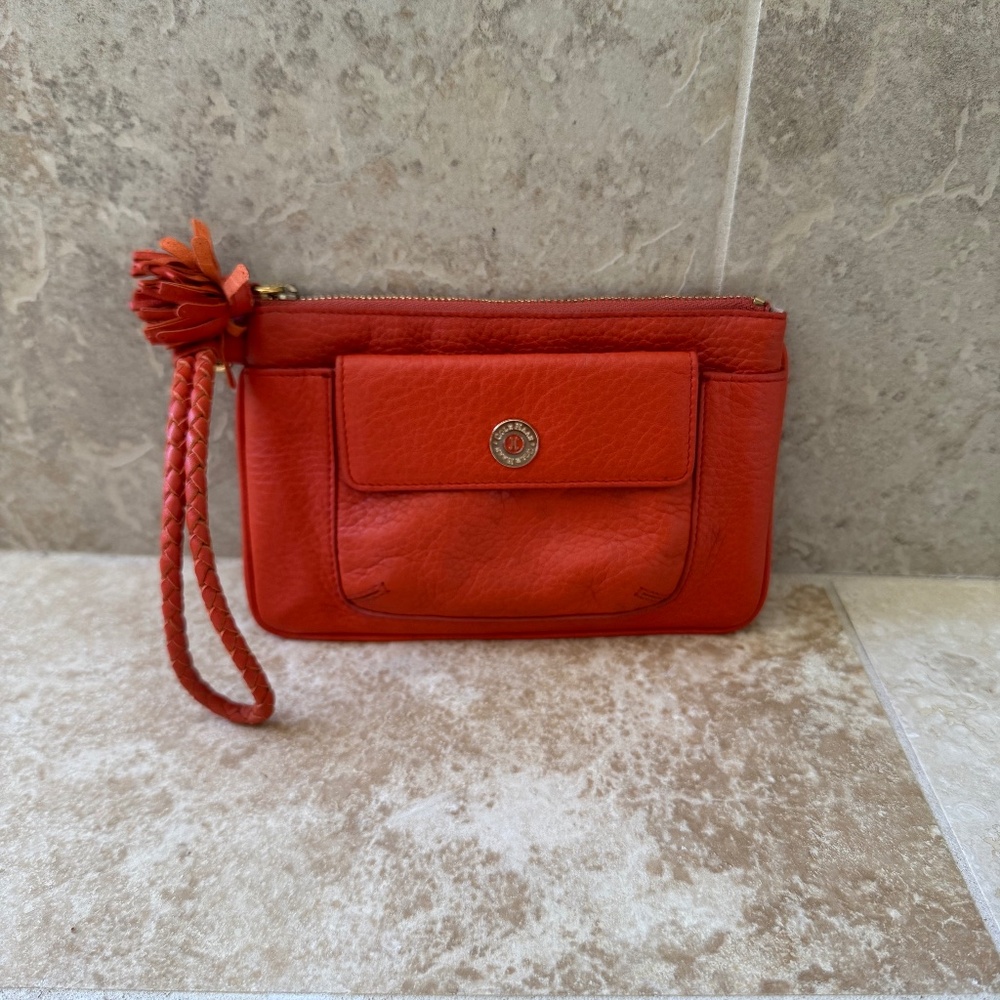 Cole Haan Leather Multi Pocket Wristlet